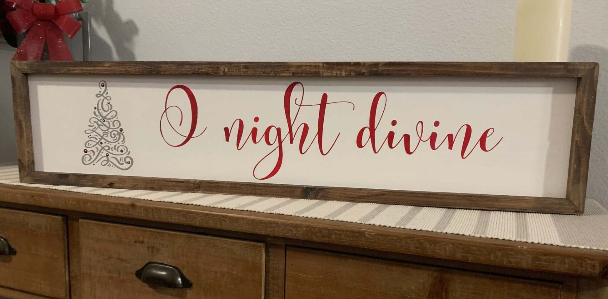 Christmas Sign O Night Divine | Christmas decor - Bethel Gifts and Crafts