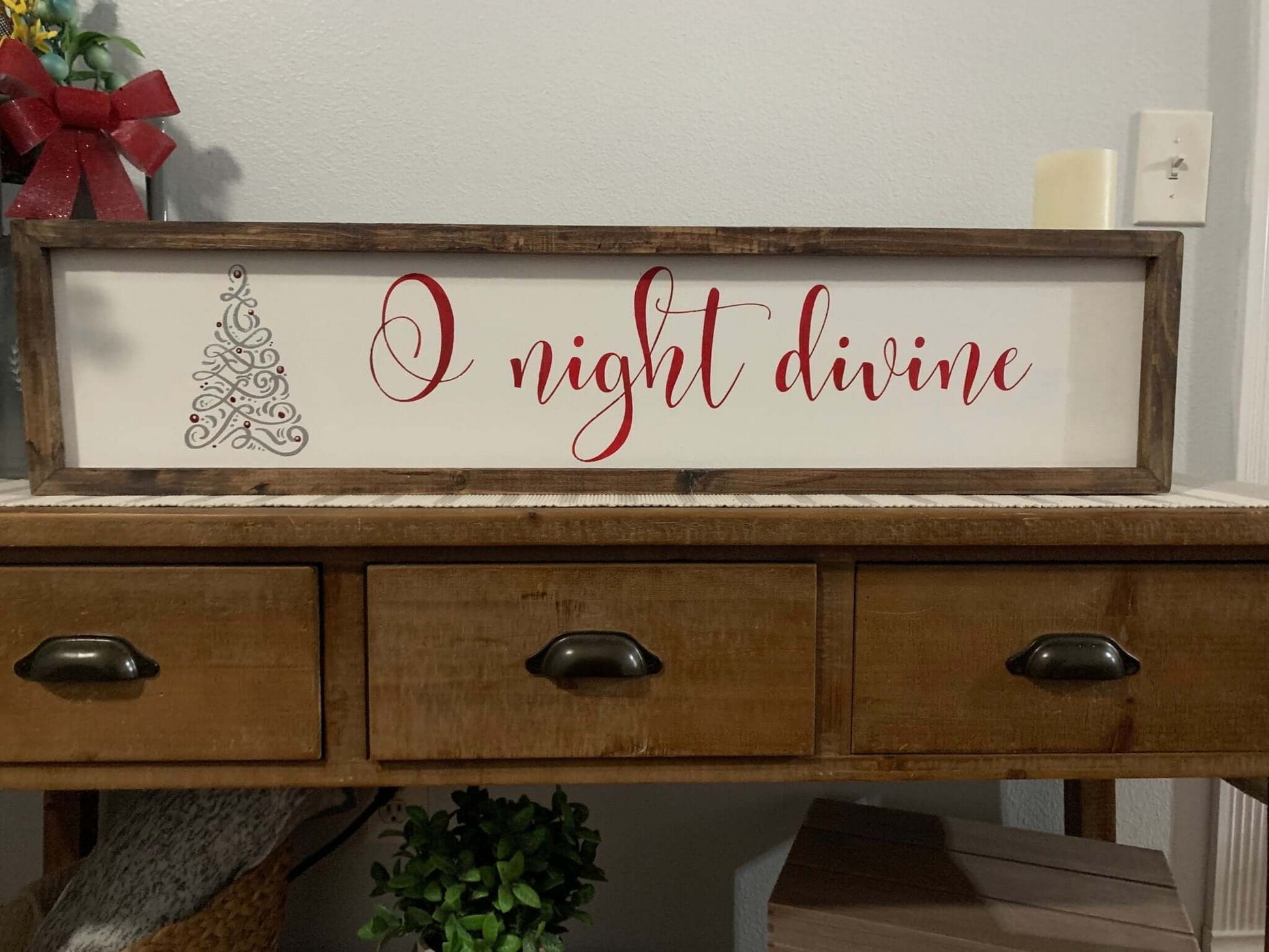 Christmas Sign O Night Divine | Christmas decor - Bethel Gifts and Crafts